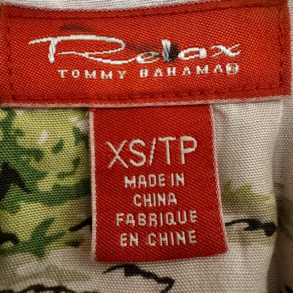 Tommy Bahama Relax Shirt in Green and White